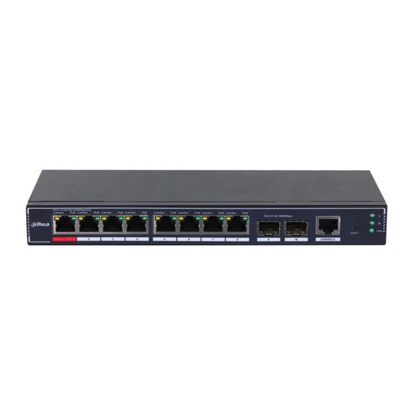 Dahua Port-administreret Desktop-gigabit It Dh-sg4010p-2f 10 8 Havn Poe Kontakt