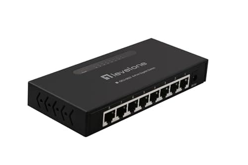 Level One GEU-0822 8-portars Gigabit Switch (53082203301)