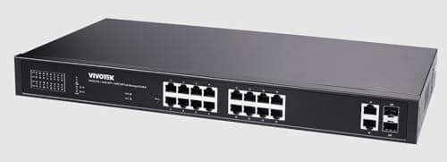 VIVOTEK AW-GEL-205A-260 PoE Switch 16xGE+ 2xGE UTP+ SFP - Switch - Power over Ethernet (AW-GEL-205A-260)