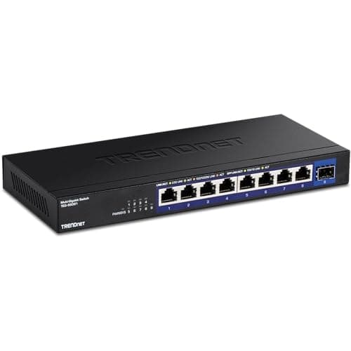 TRENDnet 9-portars 2.5G ohanterad switch med 10G SFP+-port (TEG-S5091)