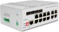 Miniatyrbillede 1 af 6: DIGITUS industriel styret 12-ports Gigabit Ethernet netværksswitch - 8X RJ45 + 4X SFP/RJ45 combo - 1 konsolport - L2 managed - 10/100/1000 Mbps - DIN-