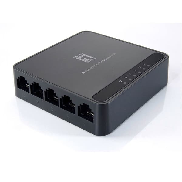 Level One Geu-0522 5-port Switch Musta