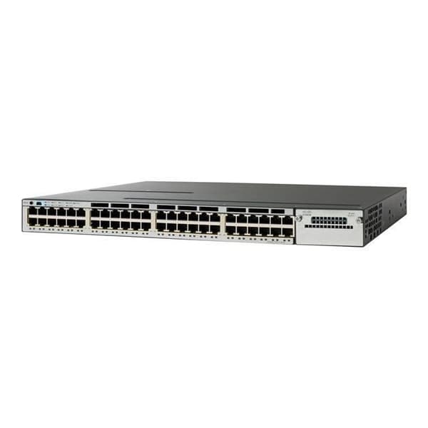 Cisco-Catalyst 3750X-WS-C3750X-48P-S- USED Blå, Silver