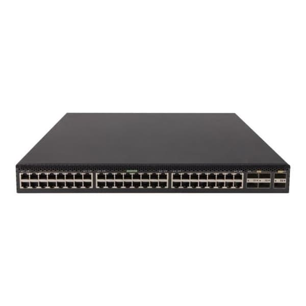 HPE FlexFabric 5710 48XGT 6QS+-2QS28 C3 Managed Switch 48 x 1 Gigabit - 10 Gigabit SFP+ Rackmonterbar- USED Svart