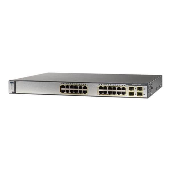 Cisco Catalyst 3750G-24TS-1U Switch - 24 portar - Managed - stapelbar- USED