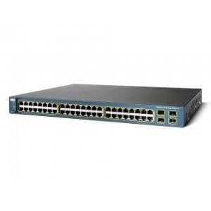 Cisco WS-C3560-48PS-S - 48 x 10/100 POE-portar +...