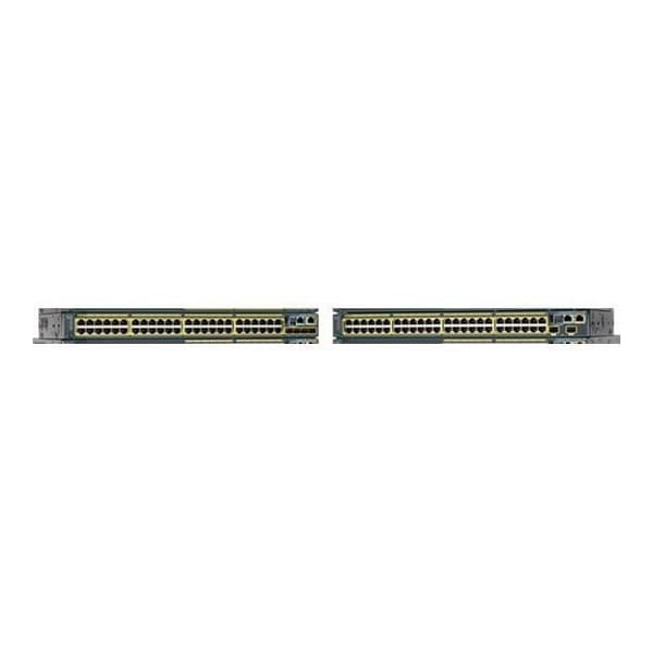 CISCO - WS-C2960-48PST-L- USED Svart