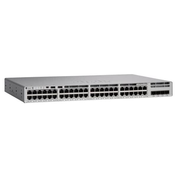 CISCO C9200L-48PXG-2Y-E C9200L 48-P 8XMGIG 40X1G 2X25G POE+ NÄTVERK ESSENTIALS Grå