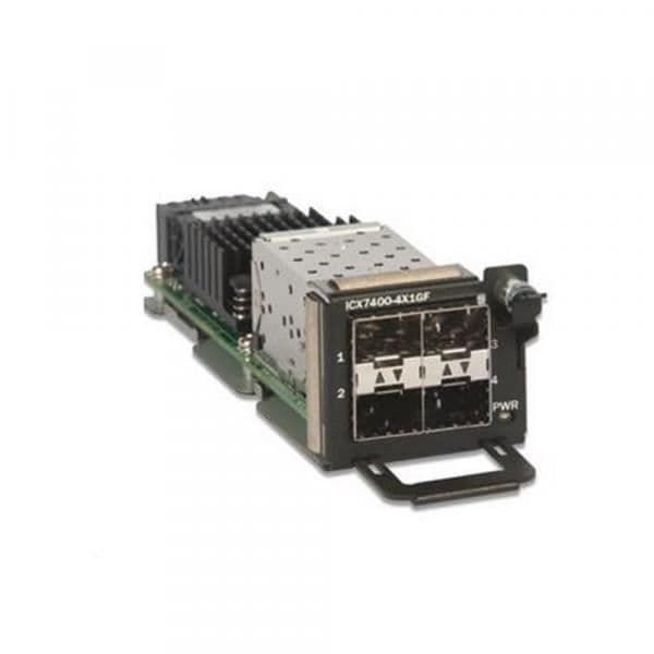 Brocade ICX7400-4X1GF Switch - 4 portar - Gigabit Ethernet