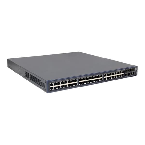 HPE 5500-48G-PoE+-4SFP HI Switch med 2 gränssnittsplatser Managed Switch 48 x 10-100-1000 (PoE+) + 4 x Gigabit SFP + 2 x 10...- USED