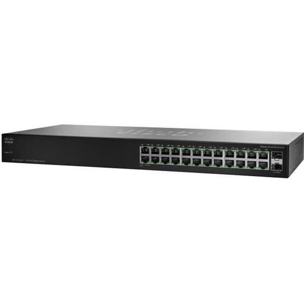 Cisco Small Business SG110-24HP Unmanaged Switch - 24 10/100/1000 PoE Ethernet-portar Svart