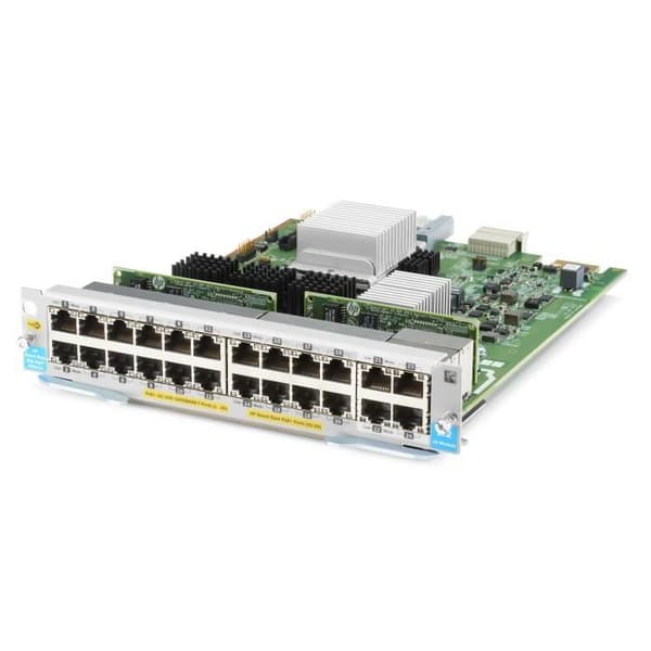HPE ARUBA - Expansionsmodul - Gigabit Ethernet (PoE+) x 20 + 1/2,5/5/10GBase-T (PoE+) x 4