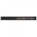 Miniatyrbild 1 av 2: Cisco 250-serien SG250-26P Smart Switch 24 x 10-100-1000 (PoE+) + 2 x Combo Gigabit SFP Rackmonterbar PoE+ (195…- USED