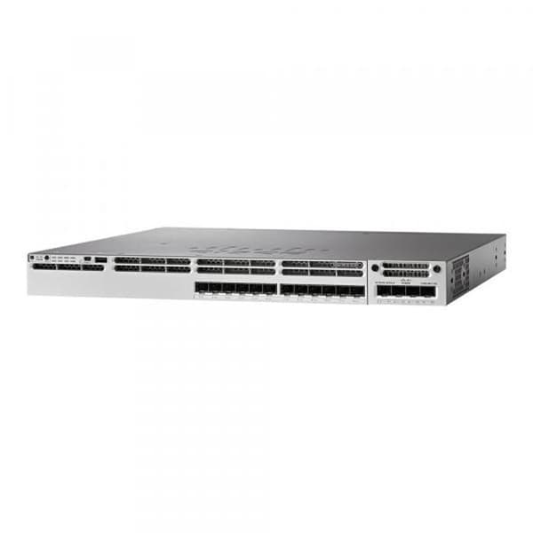 Cisco Catalyst WS-C3850-16XS-E, Managed, Grid Mount- USED Svart, Grå