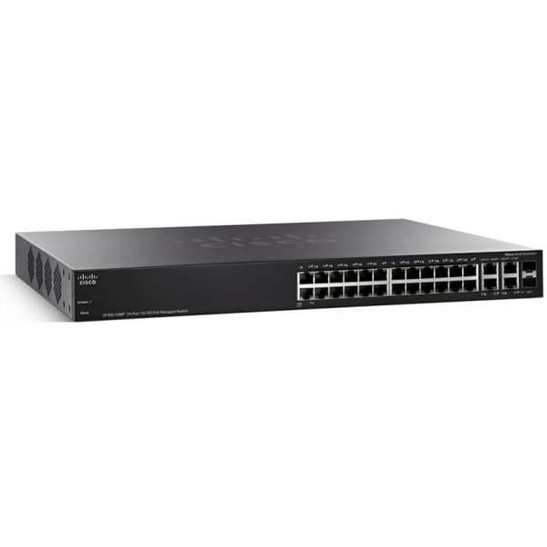 Cisco Small Business SF300-24PP, Managed Network Switch, L3, Fast Ethernet (10-100), Ethernet-anslutning