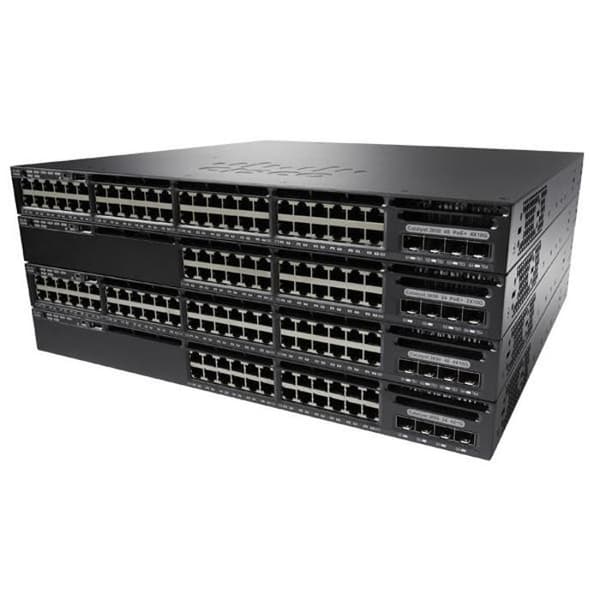 Cisco Catalyst 3650-48PS-E - Switch - C3 -... Svart
