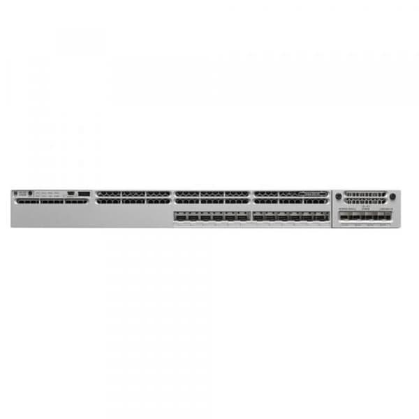 Cisco Catalyst 3850-12S-E - Switch - C3 - Managed - 12 x Gigabit SFP - Desktop, Rackmonterbar Grå