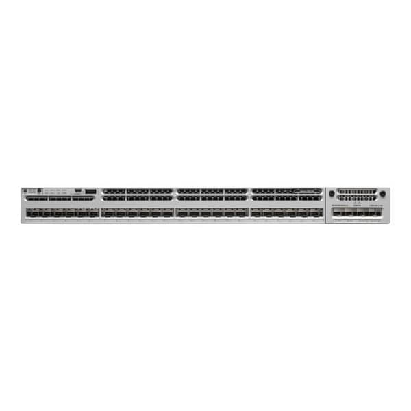 Cisco Catalyst 3850-24S-S - Switch - C3 - Managed - 24 x Gigabit SFP - Desktop, Rackmonterbar Svart, Grå