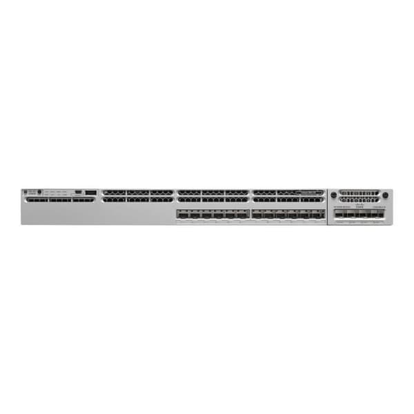 Cisco Catalyst 3850-12S-S - Switch - C3 - Managed - 12 x Gigabit SFP - Desktop, Rackmonterbar Grå