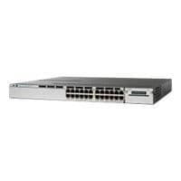 Switch - CISCO - Catalyst 3750X-24T-E - 24 portar 10/100/1000 - Rackmonterbar - Hanterad- USED