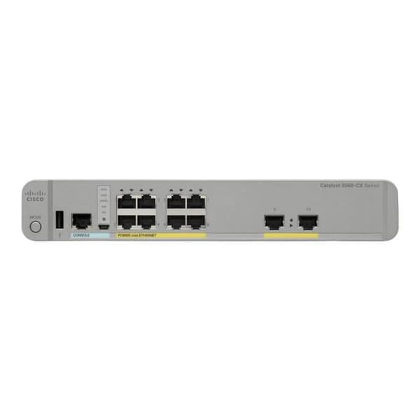 Cisco Catalyst 3560CX-8PT-S Managed Switch 10 x 10-100-1000 (PoE+) Desktop, Rackmonterbar, Rail Mount...