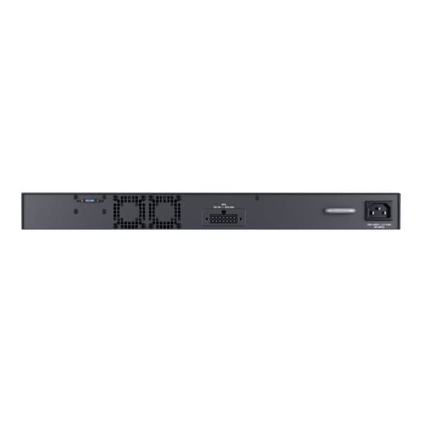 Dell Networking N1524, 24x 1GbE + 4x 10GbE SFP+ fasta portar, Stacking, IO till PSU luftflöde, AC/N1524,N1524P Lifetime Limited Hardware- USED