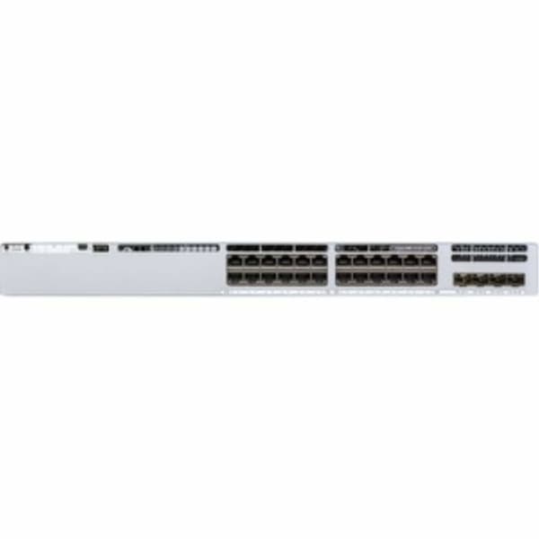 Switch Cisco Catalyst 9300L - 24 portar PoE - 4x1G - Rackable - Gigabit Ethernet
