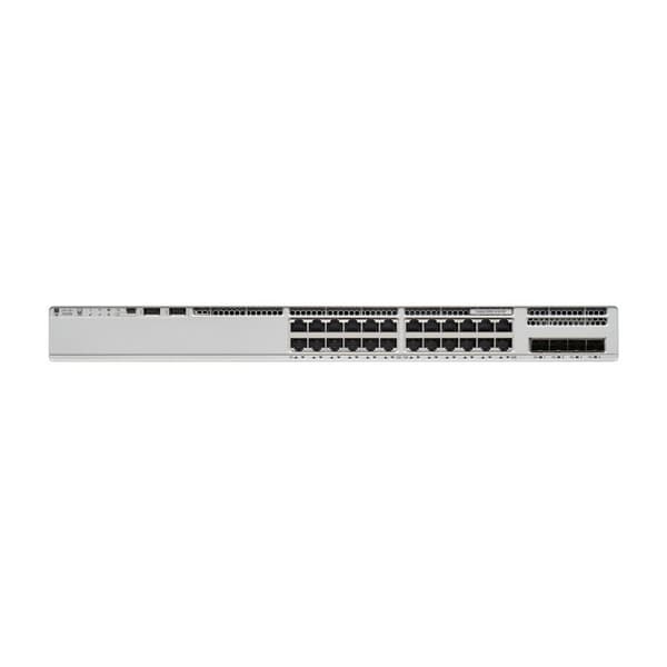 Switch hanterad - Cisco - Catalyst 9200L - 24 portar RJ-45 - 128 Gbit/s - Svart- USED Grå