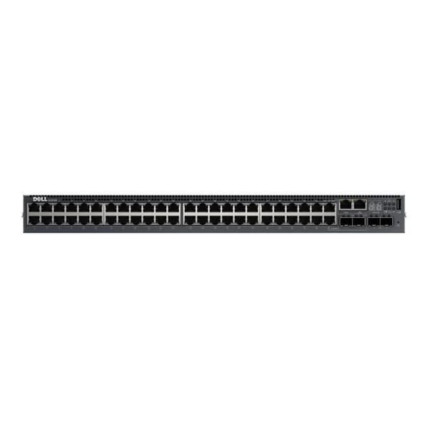 Dell Networking N3048 C3 Managed Switch 48 x 10-100-1000 + 2 x 10 Gigabit SFP+ + 2 x Kombinerad Gigabit SFP Rack Monterbar