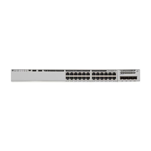 CATALYST 9200 24-PORTAR POE+ NÄTVERK ESSENTIALS 0,000000 Svart- USED Grå