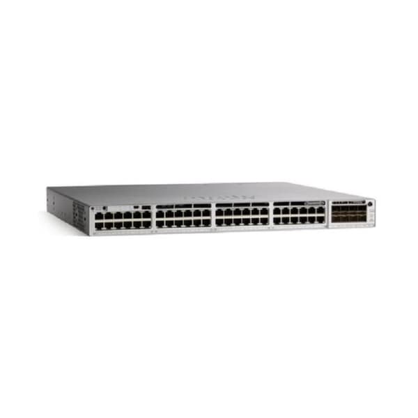 Cisco Catalyst C9300-48UXM-E Switch - Hanterad - 48 Portar - 10G Ethernet - PoE - Stapelbar Grå