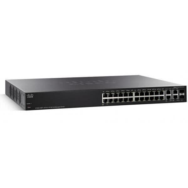 Cisco SF300-24MP-K9-UK Svart