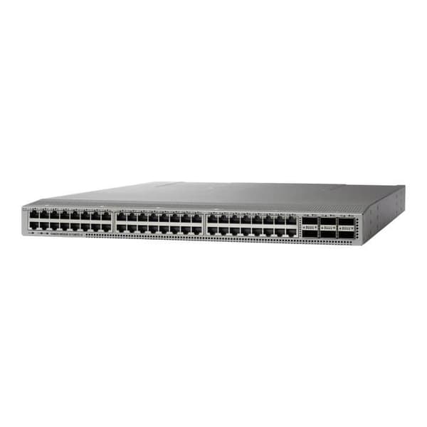 Cisco Nexus 31108TC-V C3 Switch Managed 48 x 10 Gigabit Ethernet + 6 x QSFP+ Rackmonterbar- USED Grå