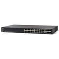 Miniatyrbild 2 av 2: Cisco SF550X-24P - Small Business-hanterad switch 24 PoE+-portar 10/100 4 portar 10 Gigabit Ethernet (2 x 10GBase-T/SFP blandat
