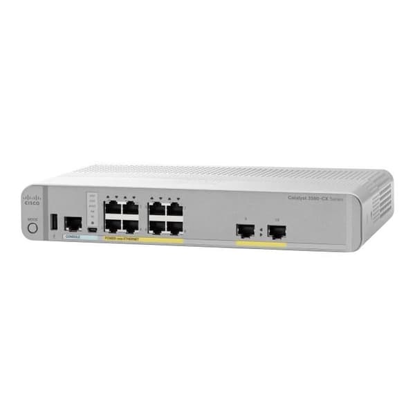 Cisco Catalyst 3560CX-8PT-S Managed Switch 10 x 10-100-1000 (PoE+) Desktop, Rackmonterbar, Rail Mount...- USED Vit