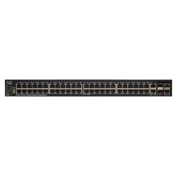 Cisco SF550X-48P, Managed, L3, Fast Ethernet (10-100), Ethernet-anslutning, stöder ström över denna port (PoE)