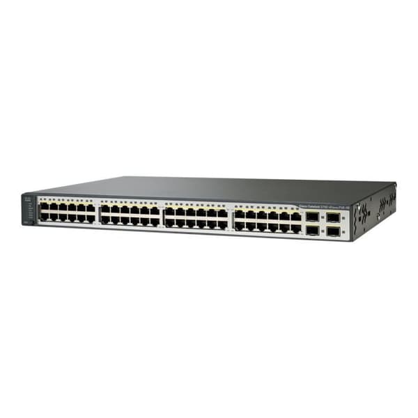 Cisco Catalyst 3750V2-48PS Switch - 48 portar - Managed - PoE