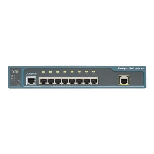 Cisco Catalyst 2960-8TT-L 8-portar + 1-ports switch