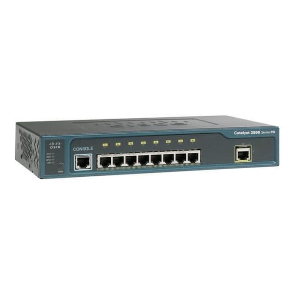 Cisco Catalyst 2960-8TT-L 8-portar + 1-ports switch