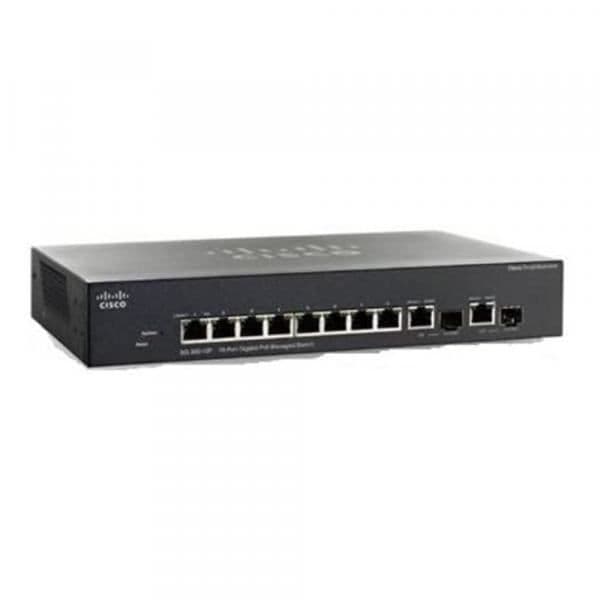 Switch - CISCO - SRW2008P-UK - 8 portar - PoE - Managed-Gigabit-Switching