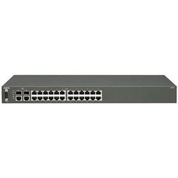 Nortel 2526T, Unmanaged Network Switch Svart