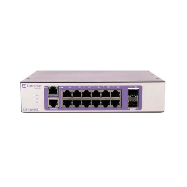 Extrema nätverk 210-12P-GE2, Managed, L2, Gigabit Ethernet (10-100-1000), 100 Gigabit Ethernet, Ethernet-anslutning