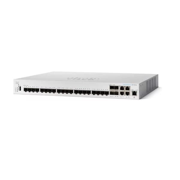 Cisco CBS350-24XS-EU Managed 24-ports SFP+, 4x10GE Shared- USED Svart, Grå