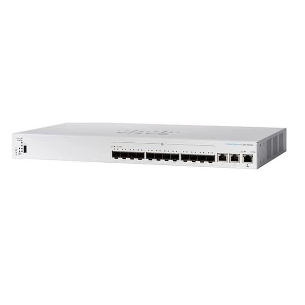 Cisco CBS350-12XS-EU Managed 12-ports SFP+, 2x10GE Shared- USED Svart, Grå
