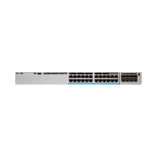 Nätverksswitch - CISCO - C9300-24S-E - 24 SFP-moduler - L2/L3 - QoS - VLAN- USED