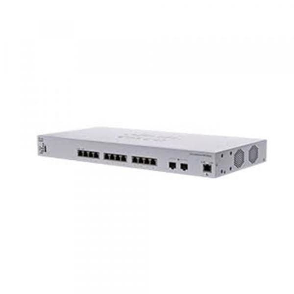 Cisco CBS350-12XT-EU Managed 12-ports 10GE, 2x10G SFP+ Shared Svart, Grå