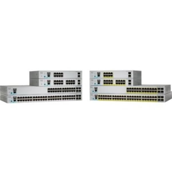 CATALYST 2960L SMART MANAGED 16P GIG 2X1G SFP LAN LITE 0,000000 Svart