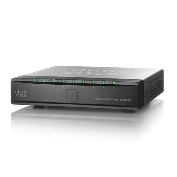Cisco SLM2008 8-portars Gigabit Power Supply Switch Silver