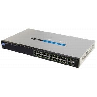Cisco SLM224GG5 24-portar 10/100 + 2-portar Gigabit Sm- USED