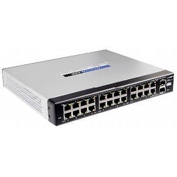 Cisco SR2024CT Compact 24-portars 10/100/1000 Gigabit Svart